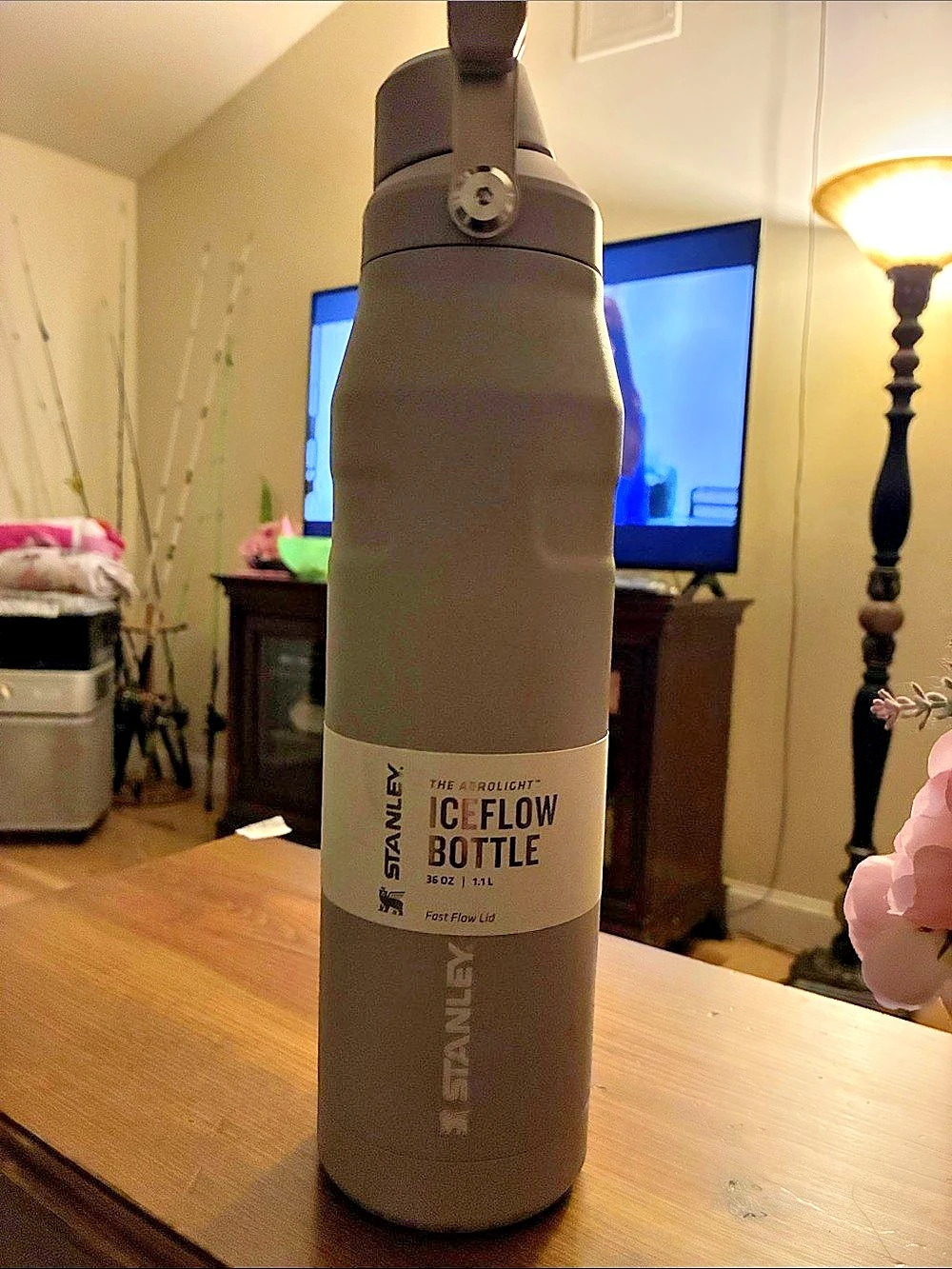 Stanley IceFlow AeroLight Bottle with Fast Flow Lid 36 oz Gray
